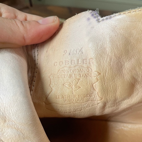 Bedstu Blaire Boots Women’s Size 9 Neutral Leather Bikercore Fall Brown Heel - Picture 9 of 9